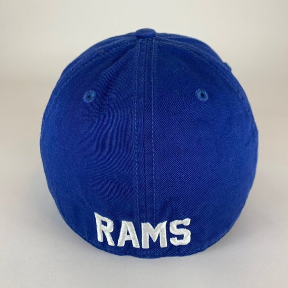 Los Angeles Rams NFL Retro Blue 47 Brand Franchise Fitted Hat Mens Large - Picture 3 of 5